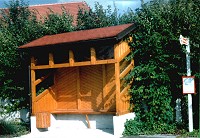 Bus-Wartehaus in Eggendorf.